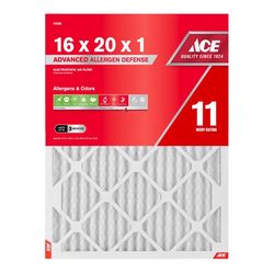Ace 16 in. W X 20 in. H X 1 in. Synthetic 11 MERV Pleated Air Filter 1 pk