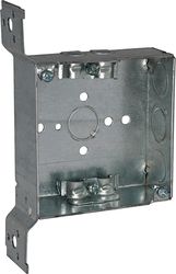 Raco Old Work 21 cu in Square Steel 2 gang Junction Box Gray