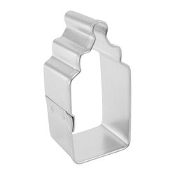 R&M International Corp 1 in. W X 2 in. L Mini Baby Bottle Cookie Cutter Silver 1 pc