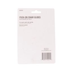 Projex Gray 1 in. Push-On Polymer Chair Glide 8 pk