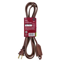 Ace Indoor 12 ft. L Brown Extension Cord 16/2 SPT-2
