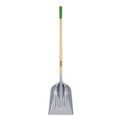Truper Tru-Tough 62 in. Plastic Scoop Shovel Wood Handle