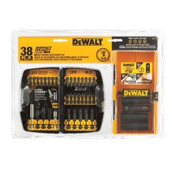 DeWalt Impact Ready Assorted in. Screwdriver Bit Set Black Oxide 38 pc
