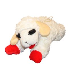 Multipet Lamb Chop For Dog Assorted Plush Dog Toy Large 1 pk