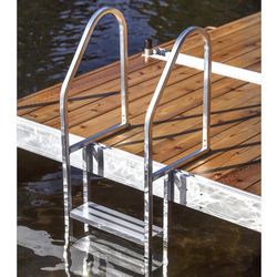 Multinautic Gray Aluminum Dock Ladder