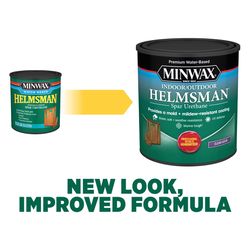 Minwax Helmsman Satin Clear Water-Based Spar Urethane 1 qt