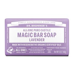 Dr. Bronner's Organic Lavender Scent Pure-Castile Bar Soap 5 oz