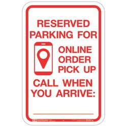 Hy-Ko English White Informational Sign 18 in. H X 12 in. W
