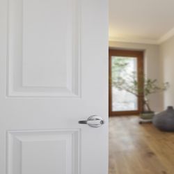 Kwikset Delta Satin Chrome Privacy Lever