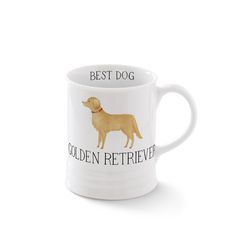 Pet Shop by Fringe Studio Julianna Swaney 12 fl. oz. White BPA Free Golden Mug