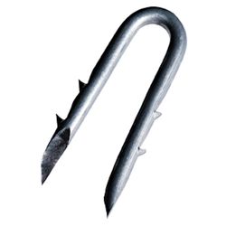 Red Brand Toughcoat 2.5 in. W X 9.75 in. L Steel Barbed Staple 1 pk 40 lb