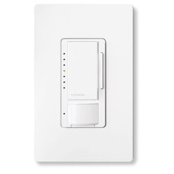 Lutron Maestro White 150 W Motion Sensor Dimmer Switch 1 pk
