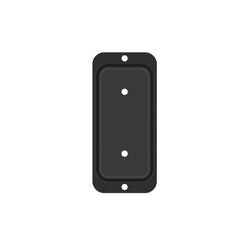 Nuvo Iron 4.5 in. H X 0.2 in. W X 2 in. L Galvanized Steel Rail Hanger Connector Plate