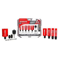 Diablo Mandrel 2-3/8 in. L Hole Saw Kit Arbor Included