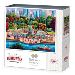 Boardwalk Iconic Places New York Central Park Jigsaw Puzzle Multicolored 1000 pc