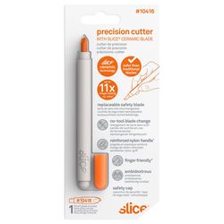 Slice 5.55 in. Pen Shape Precision Cutter White 1 pc