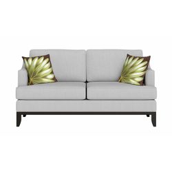 Liora Manne Visions II Chocolate Palm Fan Polyester Throw Pillow 20 in. H X 2 in. W X 20 in. L