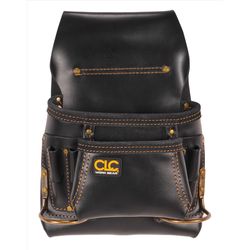 CLC 4.25 in. W X 13.5 in. H Leather Tool Bag 8 pocket Tan 1 pc