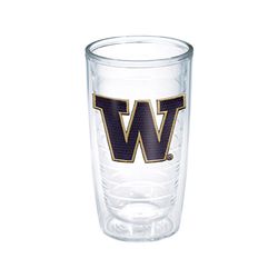 Tervis Collegiate 16 oz Clear BPA Free Washington University Tumbler