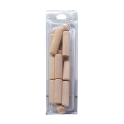Eazypower Isomax Fluted Wood Dowel Pin 1/2 in. D X 1-1/2 in. L 18 pk