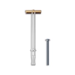 Toggler 1/4 in. D X 2-1/2 in. L Round Zinc-Plated Steel Toggle Bolt 10 pk