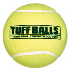 Petsport Tuff Ball For Dog Green Polyster/Rubber Tennis Balls Mega 1 pk