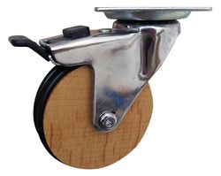 Shepherd Hardware 3 in. D Swivel Mold-On Polyurethane Caster 100 lb 1 pk