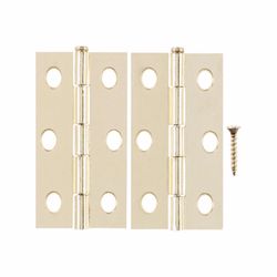 Ace 2.75 in. W X 2-1/2 in. L Bright Brass Gold Brass Narrow Hinge 2 pk