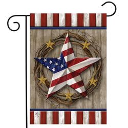 Briarwood Lane Garden Flag 12.5 in. H X 18 in. W