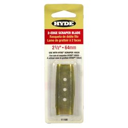 Hyde 2-1/2 in. W High Carbon Steel Double Edge Scraper Blade