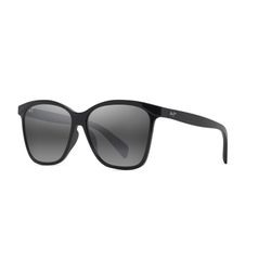 Maui Jim Liquid Sunshine Sunglasses Women's Gloss Black Frame Neutral Gray Lens Polarized