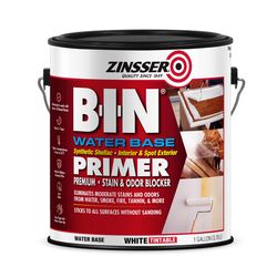 Zinsser B-I-N White Water-Based Stain and Odor Blocking Primer 1 gal