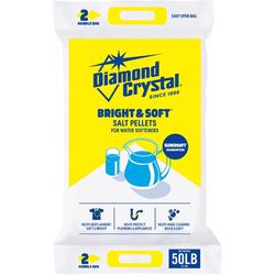 Diamond Crystal Bright & Soft Water Softener Salt Pellets 50 lb