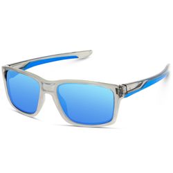 WearMe Pro Sunglasses Clear Gray Frame Blue Lens