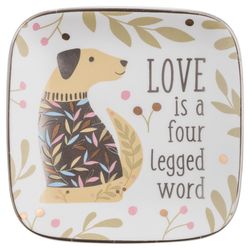 Karma Flora 2.75 in. H Multicolored Ceramic Trinket Tray