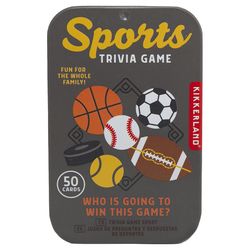 Kikkerland Sports Trivia Game Multicolored