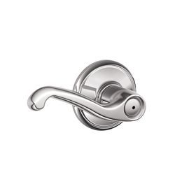 Schlage F Series Bright Chrome Zinc Privacy Lever