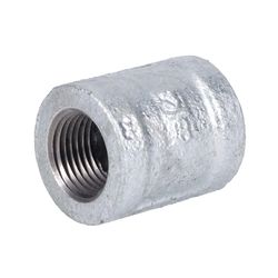 STZ Industries 3/8 in. FIP each X 3/8 in. D FIP Galvanized Malleable Iron Coupling