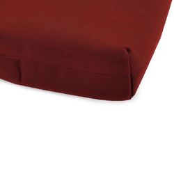 Jordan Manufacturing Red Olefin Chaise Lounge Cushion 3.5 in. H X 22 in. W X 72 in. L
