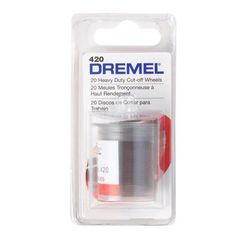 Dremel 15/16 in. D X 1/8 in. X 0.04 in. thick Aluminum Oxide Metal Cut-Off Wheel 20 pk