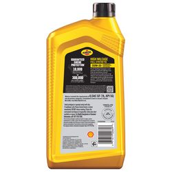 Pennzoil Full Synthetic 0W-20 High Mileage Motor Oil 1 qt 1 pk