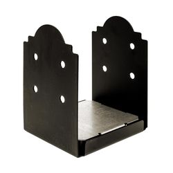 Simpson Strong-Tie OA Mission Collection 10.3125 in. H X 8 in. W 14 Ga. Galvanized Steel Post Base