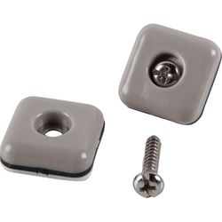 Shepherd Hardware Plastic Gripper Pad Beige Square 1 in. W 8 pk