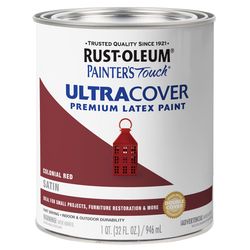 Rust-Oleum Painters Touch Ultra Cover Colonial Red Ultra Cover Paint 1 qt