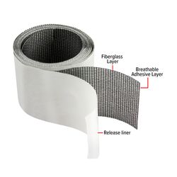 Screenmend Charcoal Fiberglass Screen Repair Patch 2 in. W X 80 in. L 1 pk