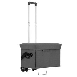 Oniva Ottoman Portable Trolley Gray 350 lb. cap. Roller Cooler