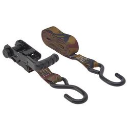 Keeper Ergo-Torque 1.25 in. W X 16 ft. L Camo Tie Down w/Ratchet 700 lb 2 pk