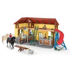 Schleich Farm World Horse Stable Toy Multicolored