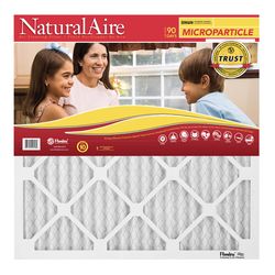 NaturalAire 24 in. W X 24 in. H X 1 in. Synthetic 10 MERV Pleated Microparticle Air Filter 1 pk