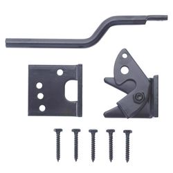 Ace 10.52 in. H X 4.75 in. W X 1.63 in. L Gloss Zinc Heavy Duty Adjustable Gate Latch